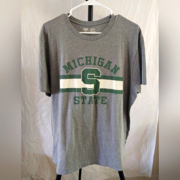 Michigan State University T-shirt Mens size XL gray/green - Picture 1 of 4